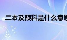 二本及预科是什么意思（二本及预科解释）