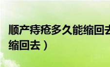 顺产痔疮多久能缩回去不疼（顺产痔疮多久能缩回去）