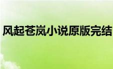 风起苍岚小说原版完结(风起苍岚小说叫什么)