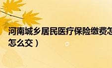 河南城乡居民医疗保险缴费怎么交（城乡居民医疗保险缴费怎么交）