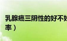 乳腺癌三阴性的好不好（乳腺癌三阴性的治愈率）