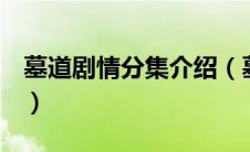墓道剧情分集介绍（墓道剧情分集介绍1-5集）