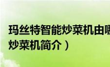 玛丝特智能炒菜机由哪个厂生产（玛丝特智能炒菜机简介）