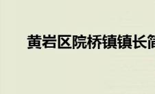 黄岩区院桥镇镇长简历（院桥镇简介）
