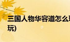 三国人物华容道怎么玩(三国演义华容道怎么玩)