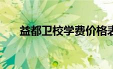 益都卫校学费价格表（益都卫校简介）