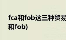 fca和fob这三种贸易术语有何共同特点(fca和fob)