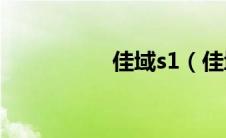 佳域s1（佳域g4简介）