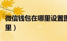 微信钱包在哪里设置图案密码（微信钱包在哪里）
