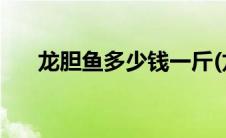 龙胆鱼多少钱一斤(龙胆鱼多少钱一斤)