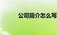 公司简介怎么写（邹求真简介）