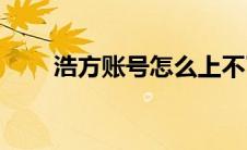 浩方账号怎么上不了(浩方账号注册)