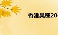 香澄果穗20个中文字幕