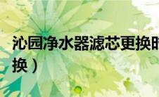 沁园净水器滤芯更换时间（沁园净水器滤芯更换）