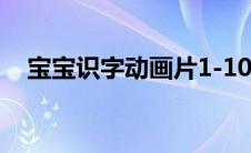宝宝识字动画片1-10集(宝宝识字动画片)