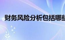 财务风险分析包括哪些内容(财务风险分析)