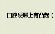 口腔硬腭上有凸起（口腔上腭有个凸起）