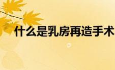 什么是乳房再造手术（什么是乳房再造）