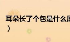 耳朵长了个包是什么原因（耳朵长包什么原因）