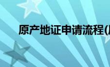 原产地证申请流程(原产地证如何办理)