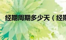经期周期多少天（经期周期多少天算正常）