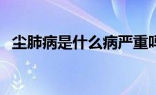 尘肺病是什么病严重吗（尘肺病是什么病）