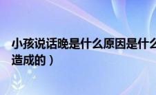 小孩说话晚是什么原因是什么情况（宝宝说话晚是什么原因造成的）
