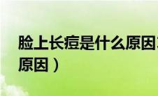 脸上长痘是什么原因11岁（脸上长痘是什么原因）