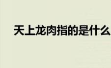 天上龙肉指的是什么（天上龙肉的解释）