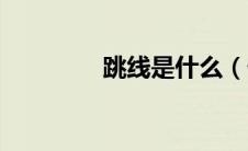 跳线是什么（什么是跳线）