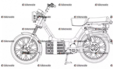 TVS XL电动助力车正在研发中专利泄露