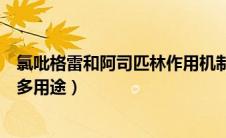 氯吡格雷和阿司匹林作用机制（利鲁唑和阿司匹林具有治疗多用途）