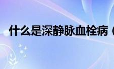 什么是深静脉血栓病（什么是深静脉置管）