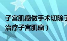 子宫肌瘤做手术切除子宫吗（关于子宫切除术治疗子宫肌瘤）