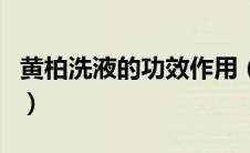 黄柏洗液的功效作用（黄柏洗液的功效与作用）