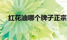 红花油哪个牌子正宗（红花油能消肿吗）