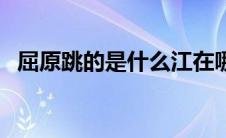 屈原跳的是什么江在哪里（屈原因何跳江）