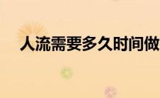 人流需要多久时间做完（人流需要多久）