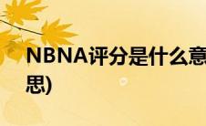 NBNA评分是什么意思(nbna评分是什么意思)
