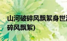 山河破碎风飘絮身世浮沉雨打萍赏析(山河破碎风飘絮)