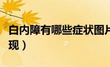 白内障有哪些症状图片（白内障有哪些症状表现）