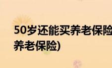 50岁还能买养老保险吗,怎么买(50岁还能买养老保险)