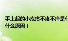 手上起的小疙瘩不疼不痒是什么事（手上有小疙瘩不疼不痒什么原因）