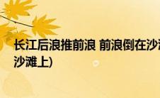 长江后浪推前浪 前浪倒在沙滩上(长江后浪推前浪前浪死在沙滩上)
