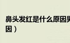 鼻头发红是什么原因男性（鼻头发红是什么原因）