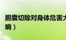 胆囊切除对身体危害大（胆囊切除对身体的影响）