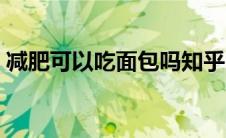 减肥可以吃面包吗知乎（减肥可以吃面包吗）