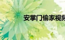 安掌门偷家视频(安掌门是谁)