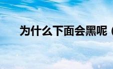为什么下面会黑呢（为什么下边会黑）