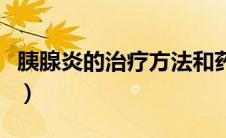 胰腺炎的治疗方法和药物（胰腺炎的治疗方法）